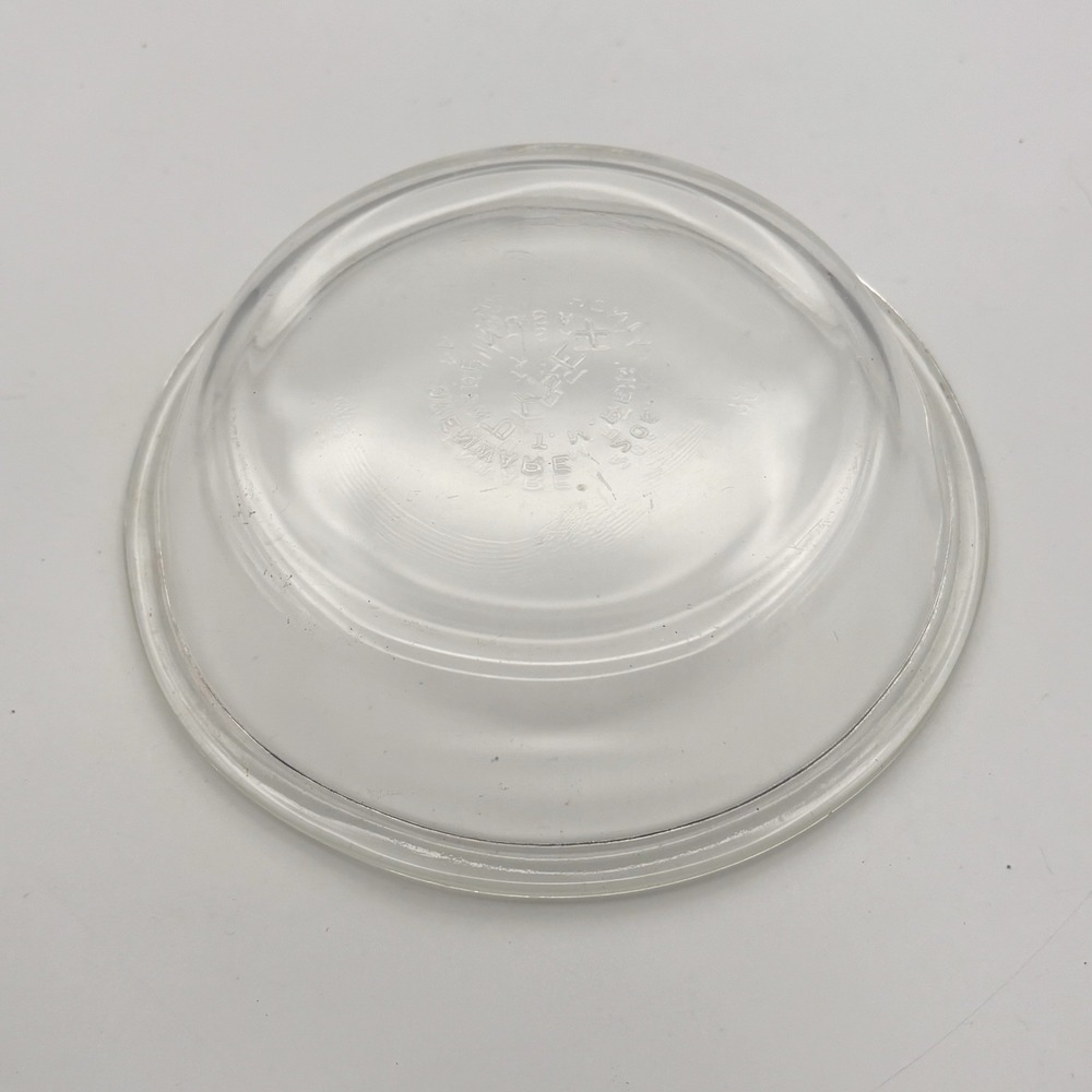 PYREX #206 Clear Glass USA MINI Pie 6" Tart Plate - Picture 2 of 4